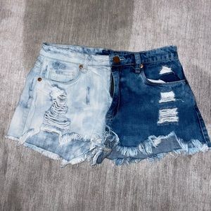 Distressed Blank NYC Jean Shorts